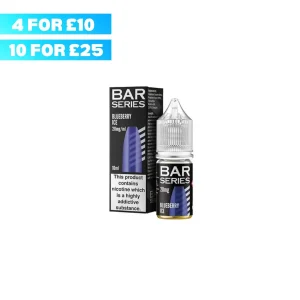 10ml Blueberry Ice by Bar Series Nic Salts