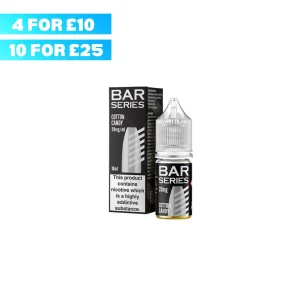 10ml Cotton Candy by Bar Series Nic Salts