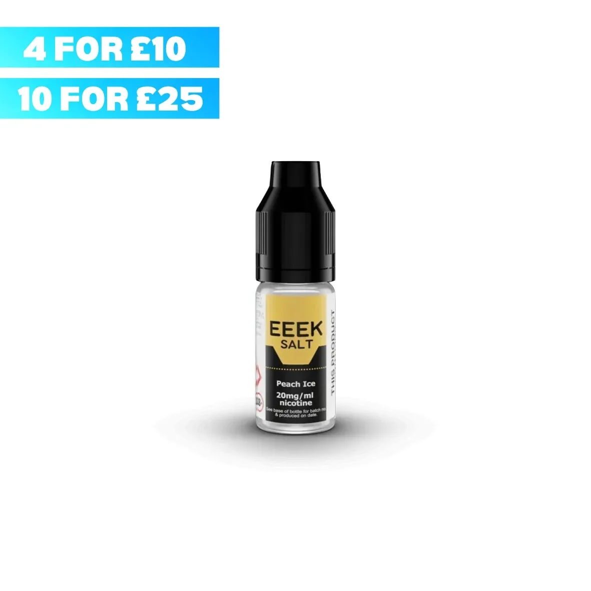 10ml Peach Ice by EEEK Salt
