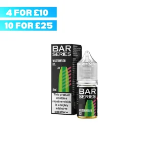 10ml Watermelon Ice by Bar Series Nic Salts