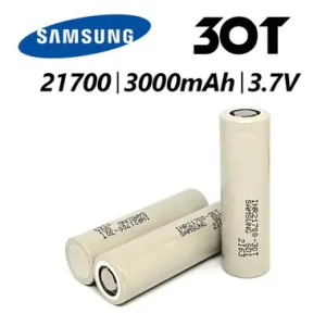 21700 - 3000 MAH - 35A - 3.7V | 30T INR FLAT TOP Recharchable Battery | Samsung (Final Closeout)