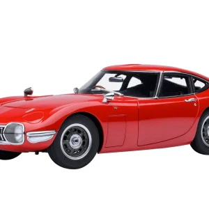 Autoart Toyota 2000GT 1967 Red Diecast Model 1:18 Scale 79547