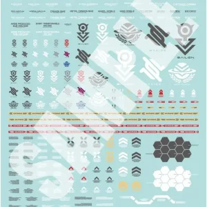 Bandai Spirits 30MM Water Transfer Decals 4 for Model Surfaces