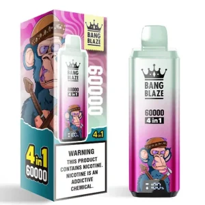 Bang Blaze 60000 PUFF 60K 4 Flavors In 1 Disposable Vape