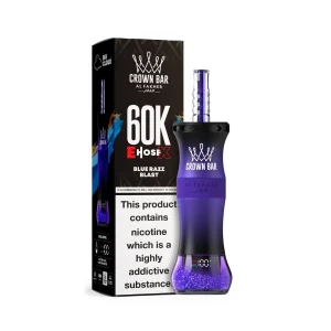 Blue Razz Blast - Al Fakher Crown Bar 60k E-Hose X