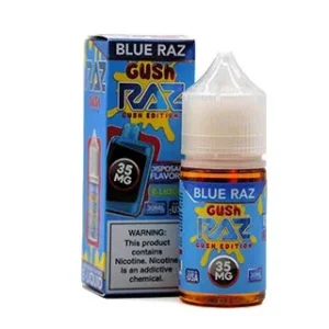 Blue Razz Gush - 55mg - Pod Juice X RAZ - 30mL