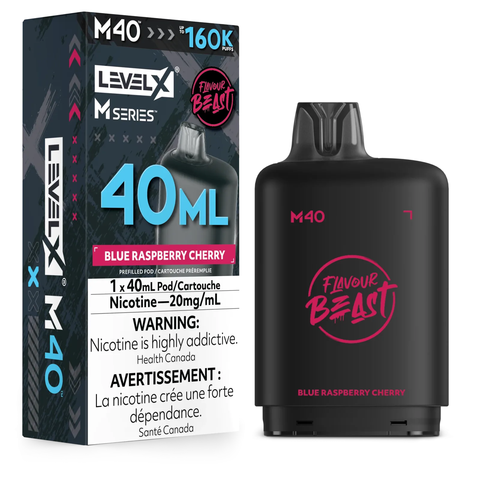 Flavour Beast Level X M Series Replacement Pod 40mL - Image 2