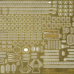 Fujimi Chibi Maru Fuso Type Etched Upgrade Parts for Model Kits