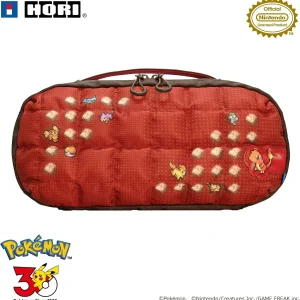 Hori Quilted Medium Pouch Nintendo Switch 2 Pixel Red Game Case