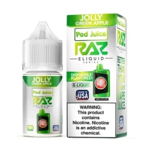 Jolly Green Apple - 35mg - Pod Juice X RAZ - 30mL