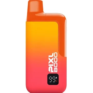 Juicy peach PIXL 8000 pod vape kit 12ml