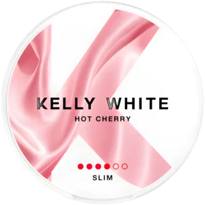 Kelly White Hot Cherry Slim 8mg Nicotine Pouches (5 Pack)