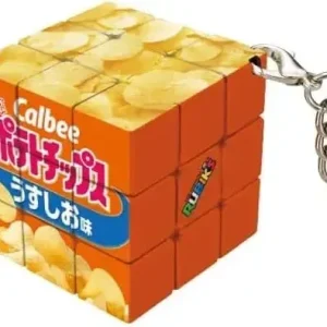 Megahouse Calbee Treats Puzzle Rubiks Cube Toy, Six-Piece Set