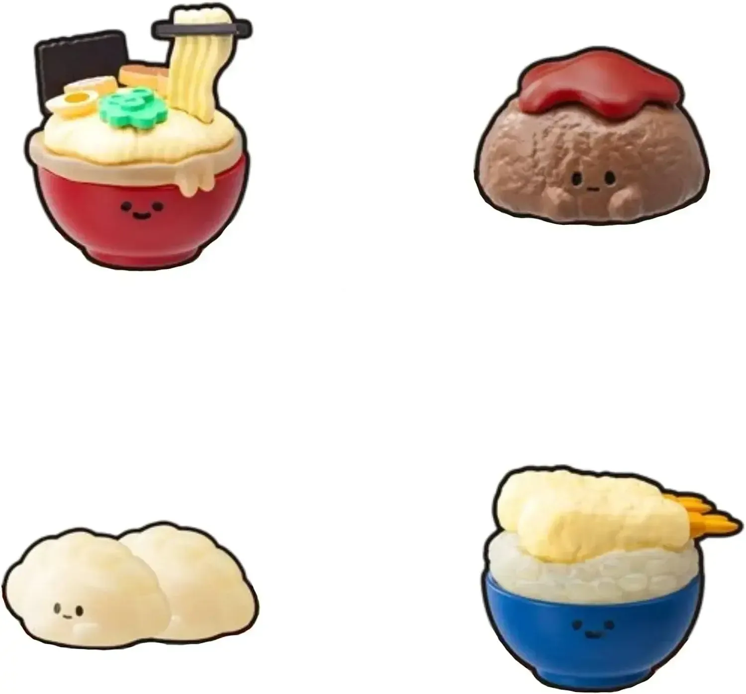 MegaHouse Recipeez Menu 02 Mini Food Figure Products Box of 4 Set