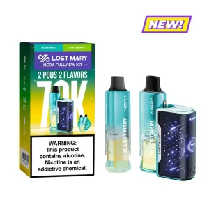 Miami Mint &amp; Winter Mint - Lost Mary Nera Fullview 70k Disposable Vape Kit