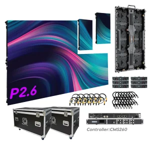 Outdoor 10FT x 7FT LED Video Wall P2.6 – Novastar, Kinglight, Hanging Bars