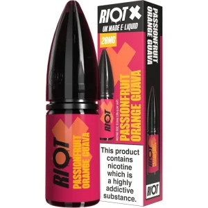 Passionfruit orange guava Riot X e-liquid 10ml