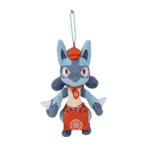 Pokemon Cafe Mix Lucario Plush Mascot 11x11.5x17cm Premium Quality Toy