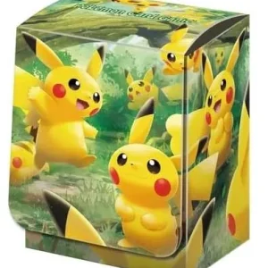 Pokemon Pikachu Forest Deck Case for 80+ Cards