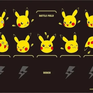 Pokemon Pikachu Lightning Rubber Playmat for TCG Trading Card