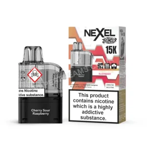 Nexel Thunder 15K Cherry Sour Raspberry Pods
