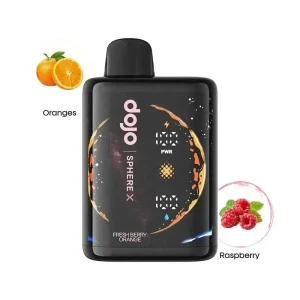 DOJO Sphere X 40K Disposable Vape (5%, 40000 Puffs) - Fresh Berry Orange'