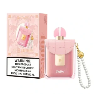 Puffmi Flora 40K Disposable Vape (5%, 40000 Puffs) - Juicy Peach Ice
