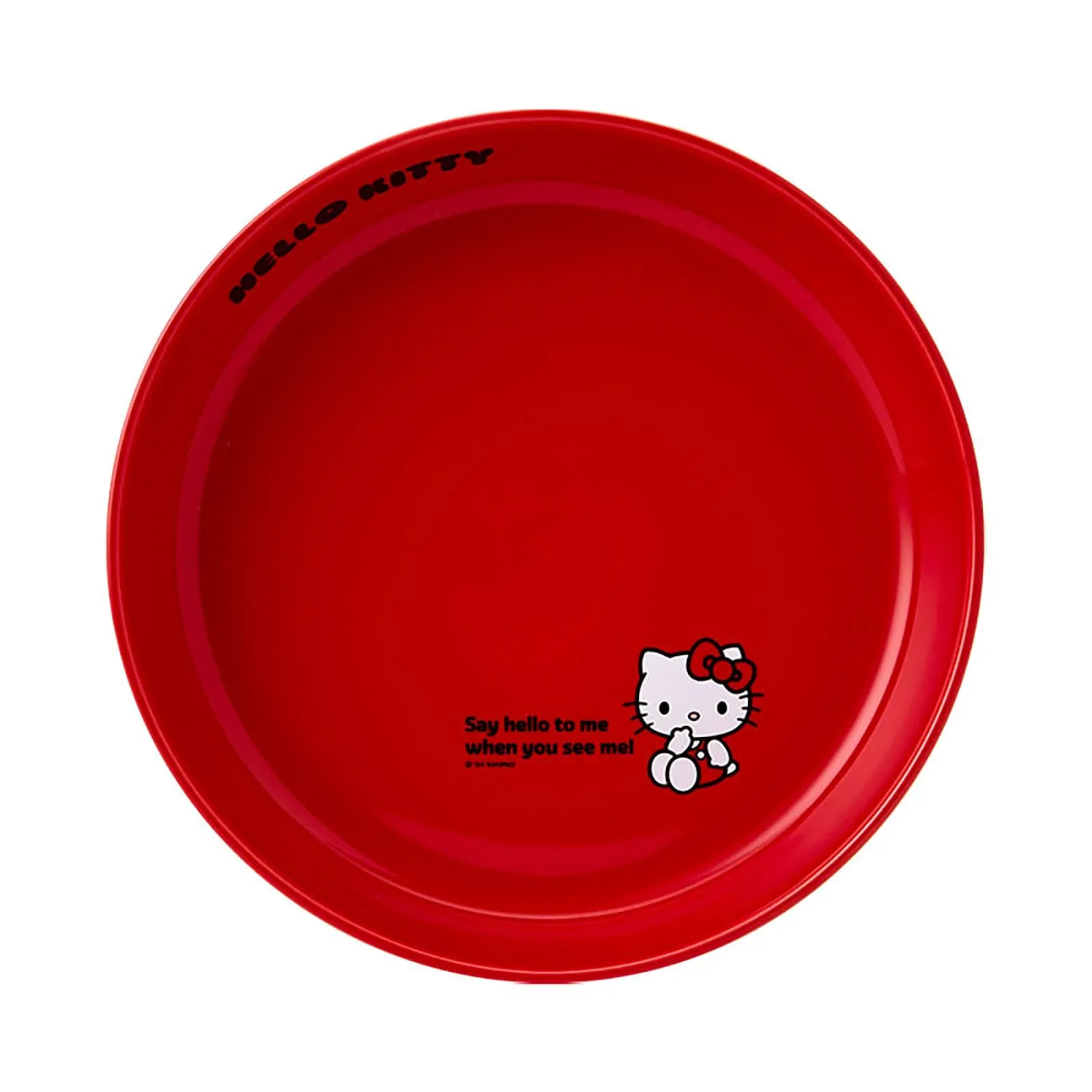 Sanrio Hello Kitty 21Cm Ceramic Plate - Safe for Microwave Dishwasher Dryer - Image 2