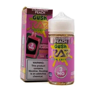 Strawberry Peach Gush - 3mg - Pod Juice X RAZ - 100mL