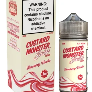 Strawberry Vanilla | Custard Monster Swirl Edition by Jam Monster eJuice