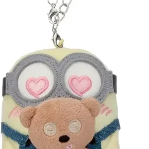 Takara Tomy Arts Minions Bob Tim Chain Strap Figure 12cm