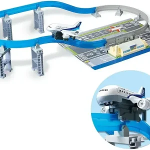 Takara Tomy Plarail ANA Airplane Set Toy with Rail Pieces, 3+
