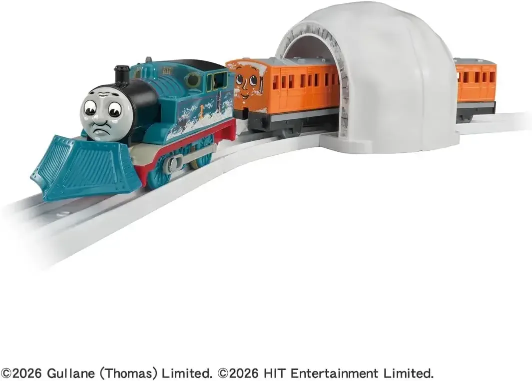 Takara Tomy Plarail Thomas Snow Plow Electric Train Set for Kids - Image 2