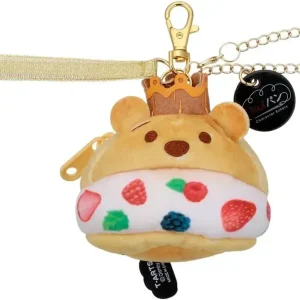 Takaratomy Arts Disney Pooh 9cm Plush Pouch Collectible Mascot