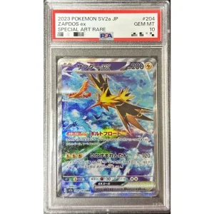 Thunder Ex 204/165 Pokémon TCG Japanese PSA10 Card Gem Mint