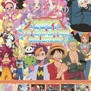 Toei Animation 2027 TV Anime Wall Calendar A2 Size, 13-Piece