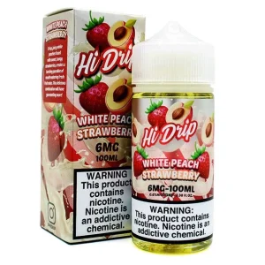 White Peach Strawberry - 6mg - Hi-Drip - 100mL