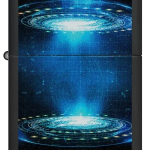 Zippo Lighter - Black Light UFO