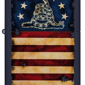 Zippo Lighter - Don't Tread On Me Gadsden US Flag