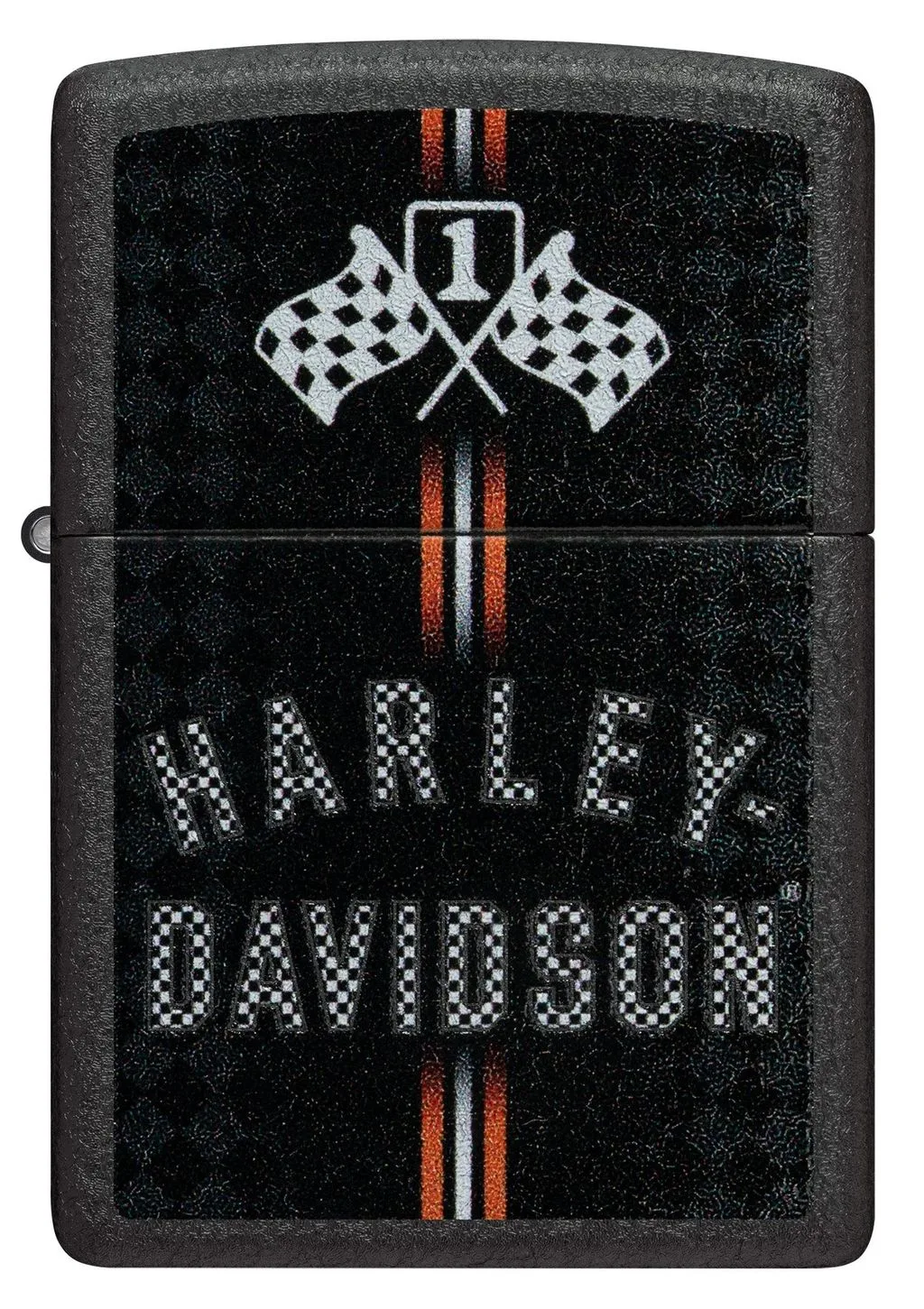 Zippo Lighter - Harley Davidson Checkered Flags