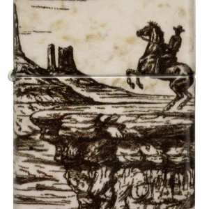 Zippo Lighter - Wild West Scene